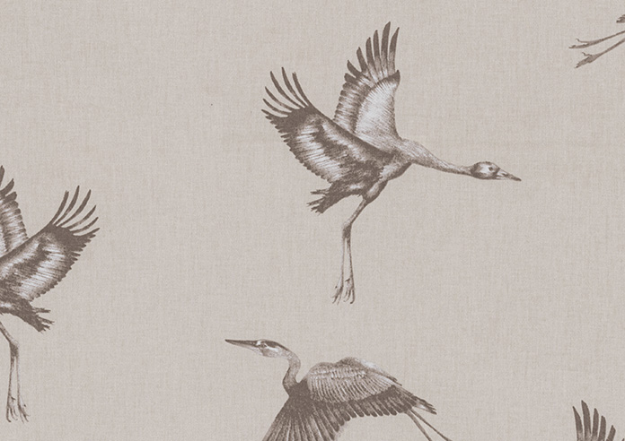 Cranes, Pearl - Roman Blind - Image 7